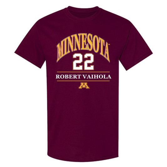 Minnesota - NCAA Men's Basketball : Robert Vaihola - Classic Fashion Shersey T-Shirt-0