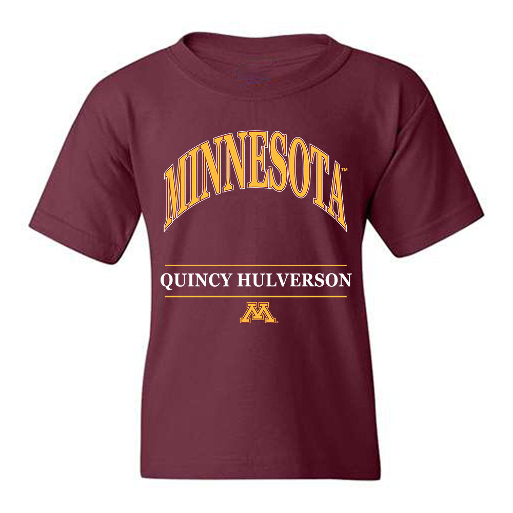 Minnesota - NCAA Wrestling : Quincy Hulverson - Classic Fashion Shersey Youth T-Shirt-0