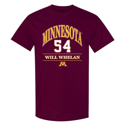 Minnesota - NCAA Baseball : Will Whelan - Classic Fashion Shersey T-Shirt-0