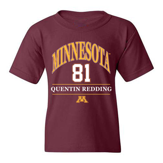 Minnesota - NCAA Football : Quentin Redding - Classic Fashion Shersey Youth T-Shirt-0