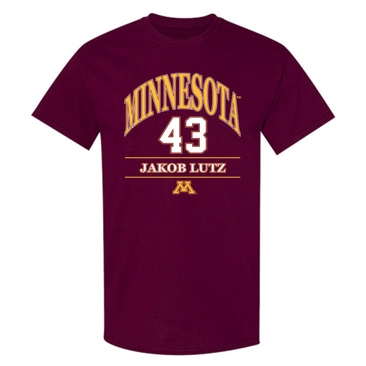 Minnesota - NCAA Football : Jakob Lutz - Classic Fashion Shersey T-Shirt-0
