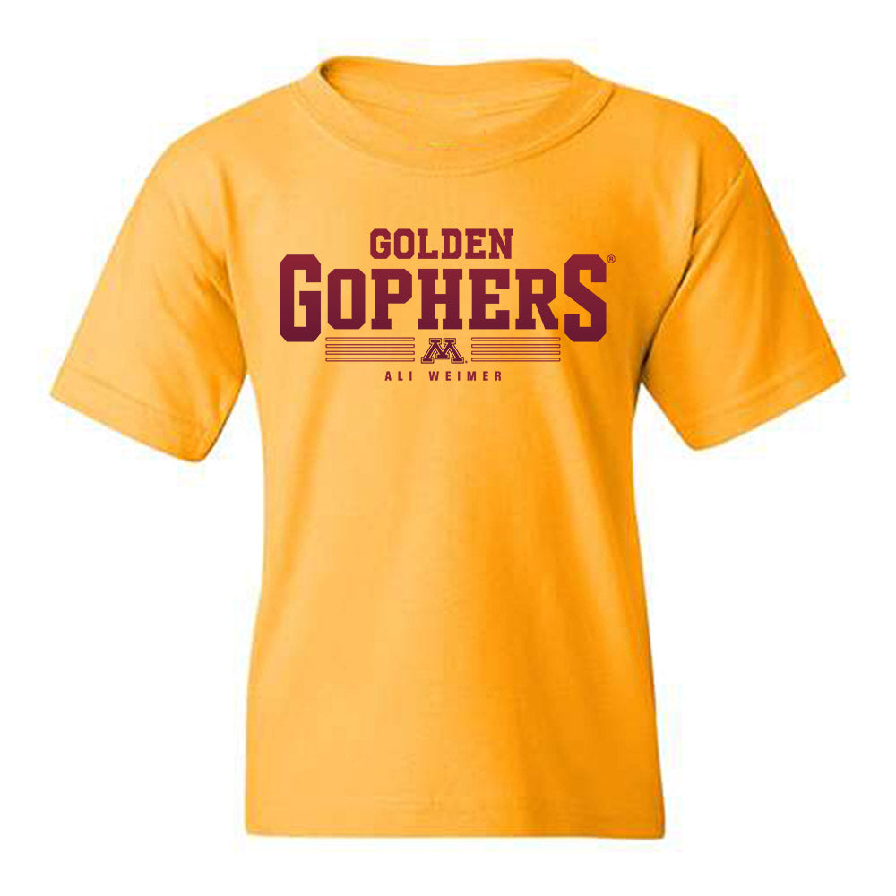 Minnesota - NCAA Women's Cross Country : Ali Weimer - Classic Fashion Shersey Youth T-Shirt-0