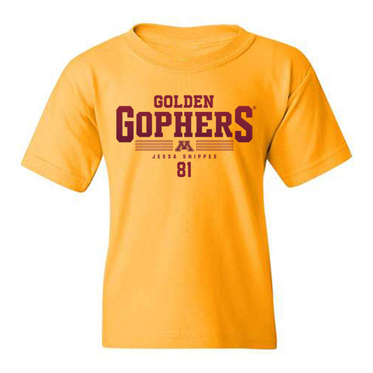 Minnesota - NCAA Softball : Jessa Snippes - Classic Fashion Shersey Youth T-Shirt-0