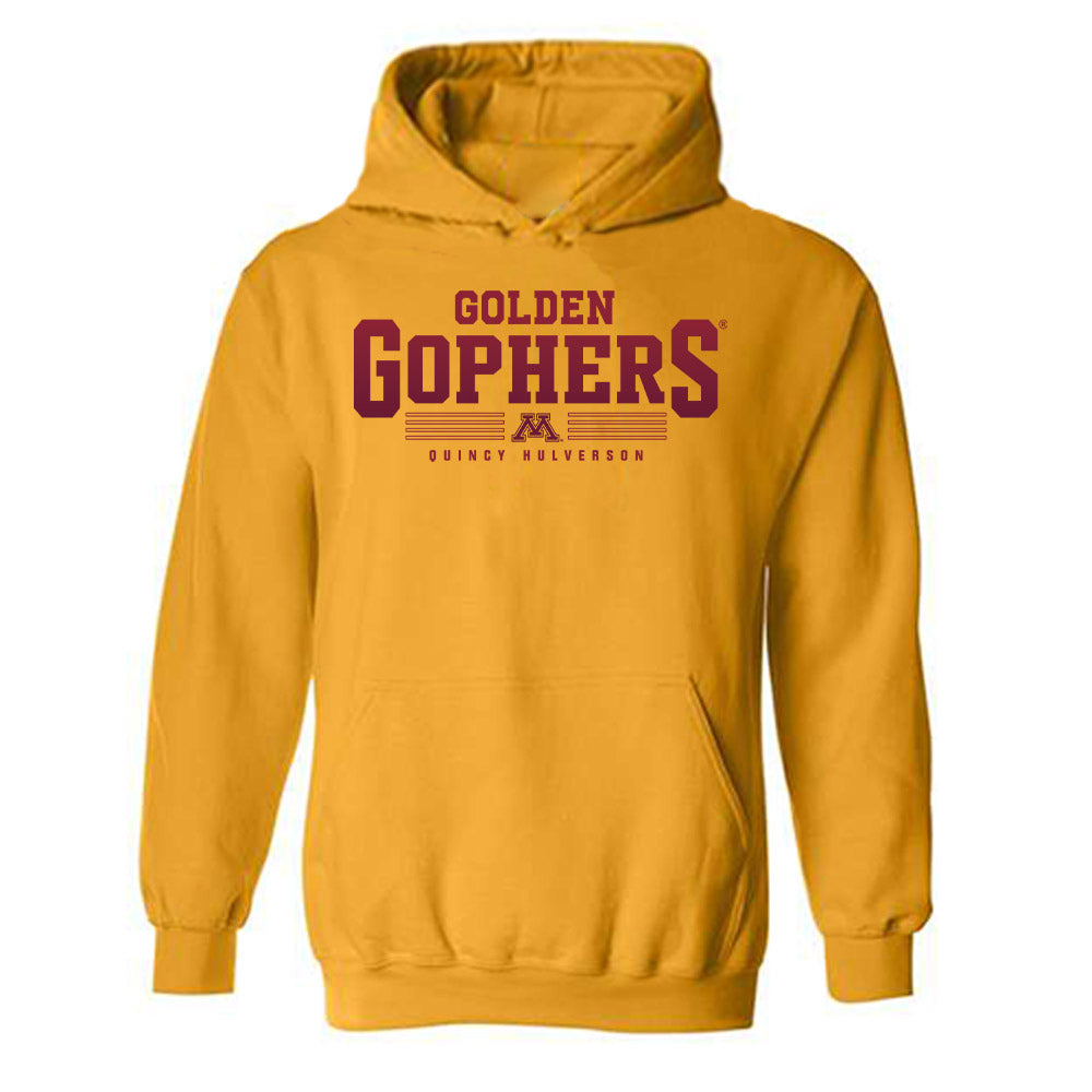 Minnesota - NCAA Wrestling : Quincy Hulverson - Classic Fashion Shersey Hooded Sweatshirt-0