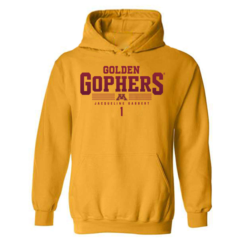 Minnesota - NCAA Women's Soccer : Jacqueline Gabbert - Classic Fashion Shersey Hooded Sweatshirt-0