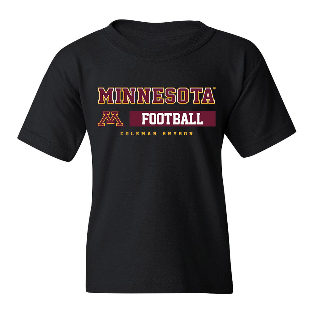 Minnesota - NCAA Football : Coleman Bryson - Classic Fashion Shersey Youth T-Shirt