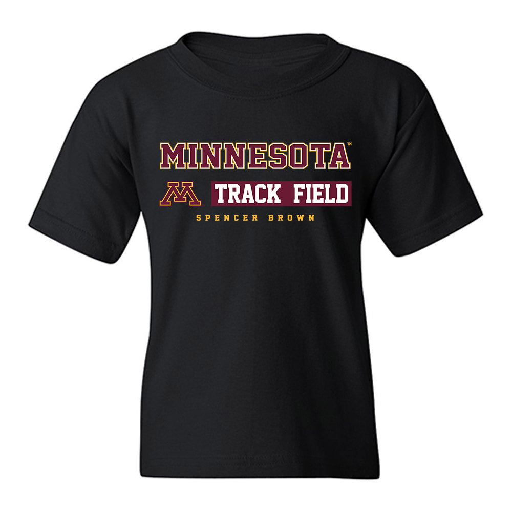 Minnesota - NCAA Men's Track & Field : Spencer Brown - Classic Fashion Shersey Youth T-Shirt-0