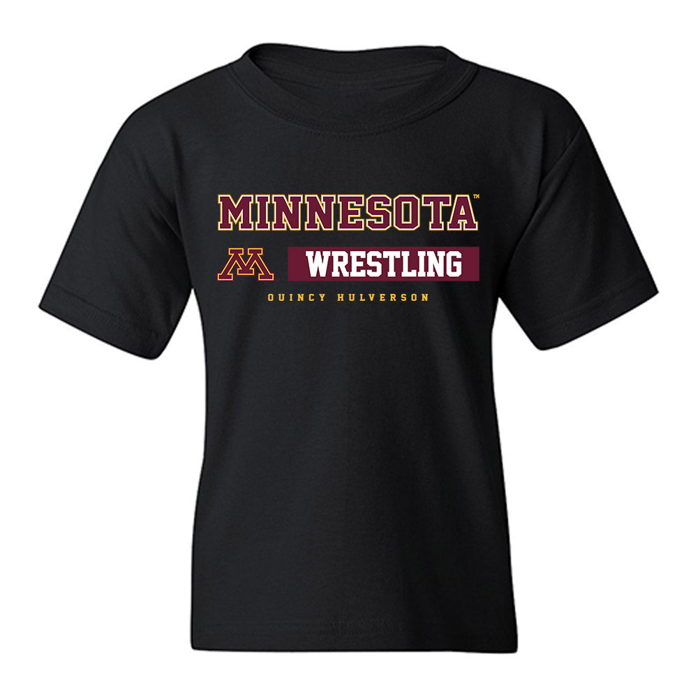 Minnesota - NCAA Wrestling : Quincy Hulverson - Classic Fashion Shersey Youth T-Shirt-0