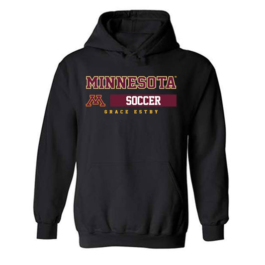 Minnesota - NCAA Women's Soccer : Grace Estby - Classic Fashion Shersey Hooded Sweatshirt-0