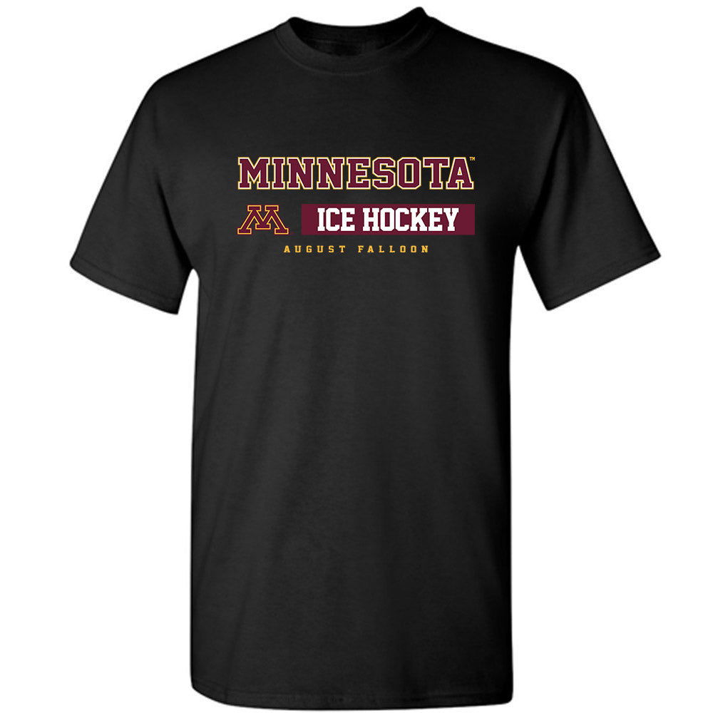 Minnesota - NCAA Men's Ice Hockey : August Falloon - Classic Fashion Shersey T-Shirt-0