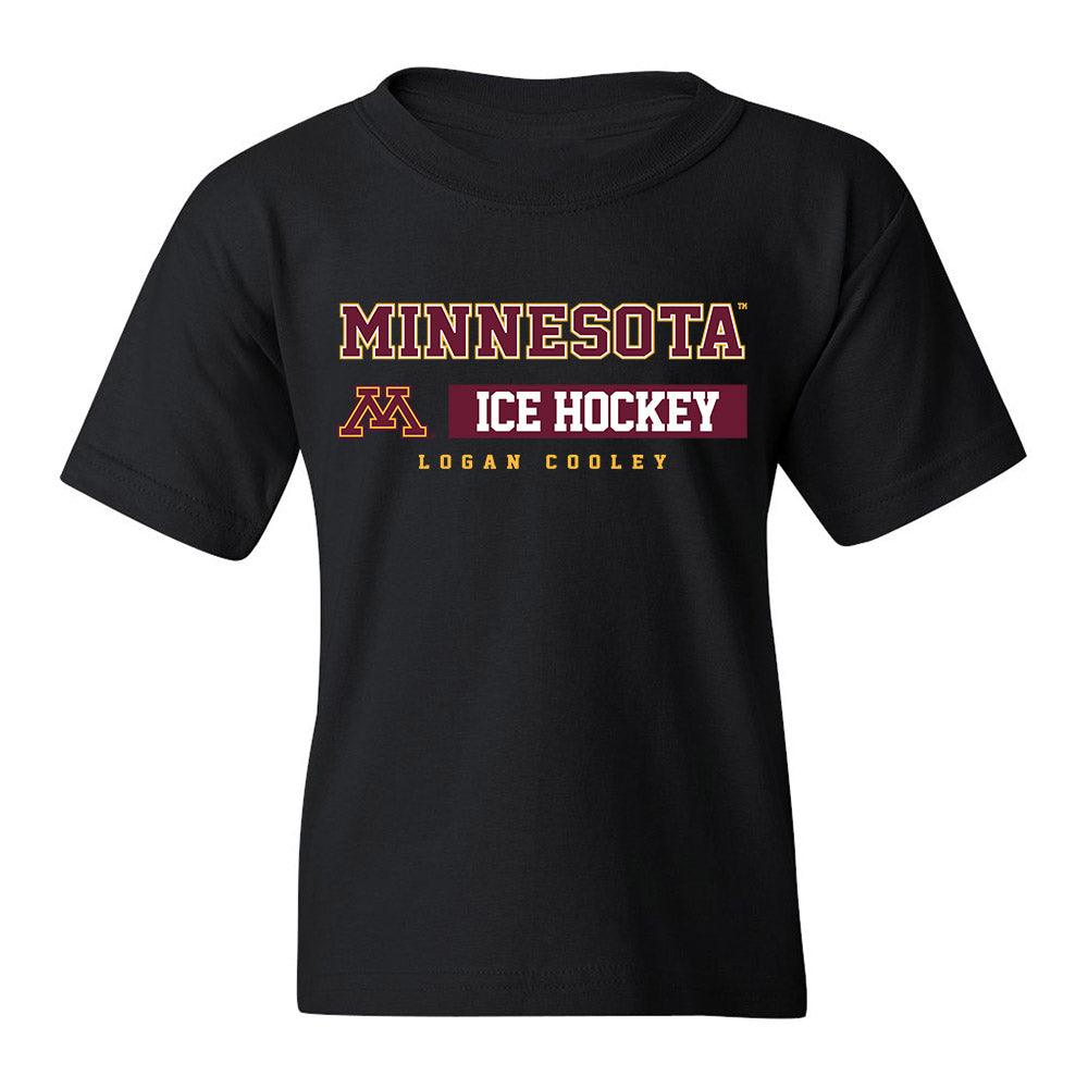 Minnesota - NCAA Men's Ice Hockey : Logan Cooley - Classic Fashion Shersey Youth T-Shirt