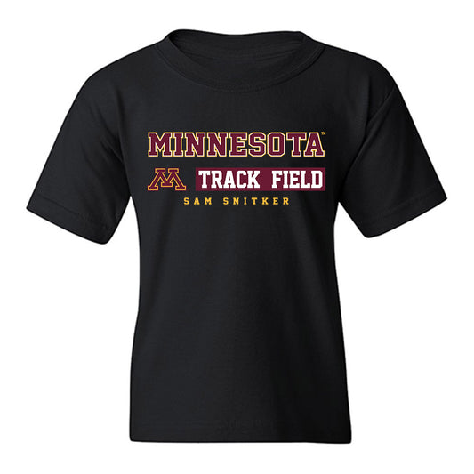 Minnesota - NCAA Men's Track & Field : Sam Snitker - Classic Fashion Shersey Youth T-Shirt-0