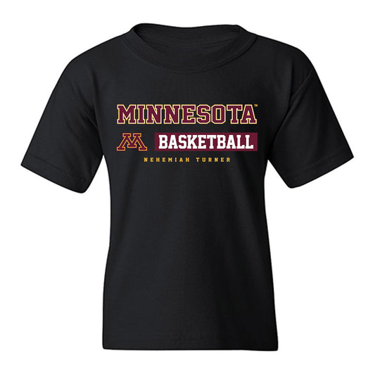 Minnesota - NCAA Men's Basketball : Nehemiah Turner - Classic Fashion Shersey Youth T-Shirt-0
