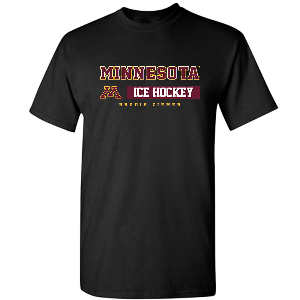 Minnesota - NCAA Men's Ice Hockey : Brodie Ziemer - Classic Fashion Shersey T-Shirt-0