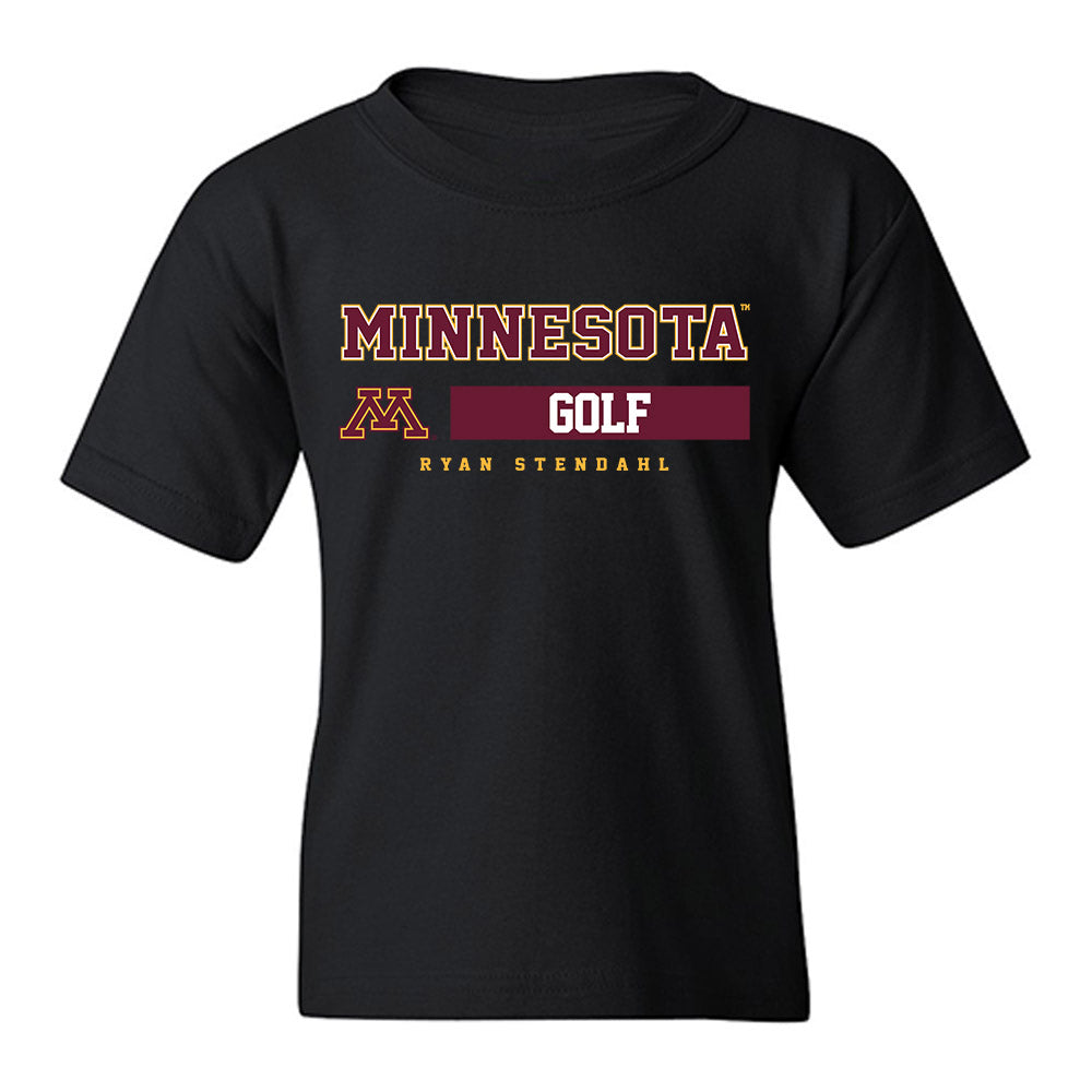 Minnesota - NCAA Men's Golf : Ryan Stendahl - Classic Fashion Shersey Youth T-Shirt-0