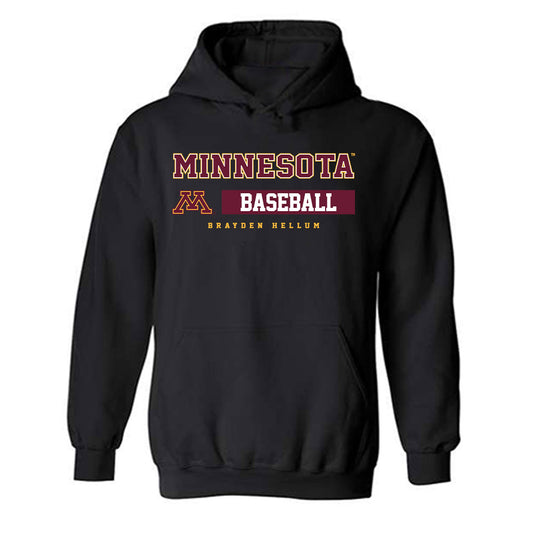 Minnesota - NCAA Baseball : Brayden Hellum - Classic Fashion Shersey Hooded Sweatshirt-0
