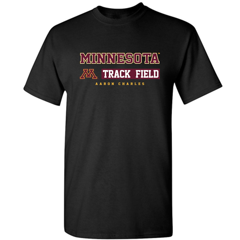 Minnesota - NCAA Men's Track & Field : Aaron Charles - Classic Fashion Shersey T-Shirt-0