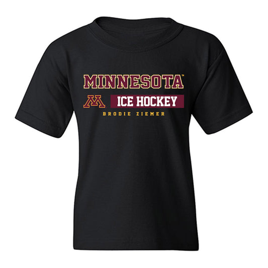 Minnesota - NCAA Men's Ice Hockey : Brodie Ziemer - Classic Fashion Shersey Youth T-Shirt-0
