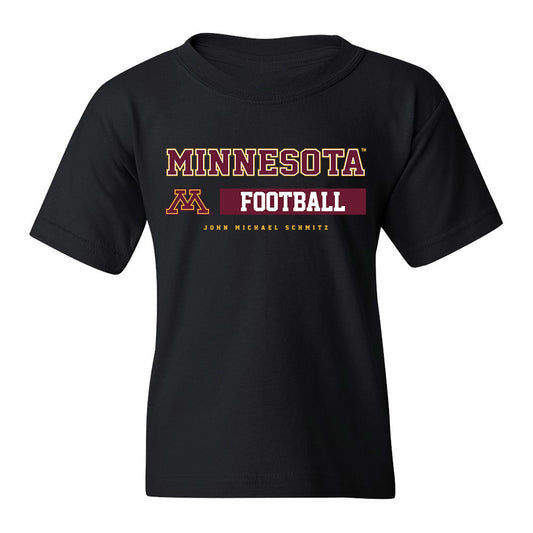 Minnesota - NCAA Football : John Michael Schmitz - Classic Fashion Shersey Youth T-Shirt