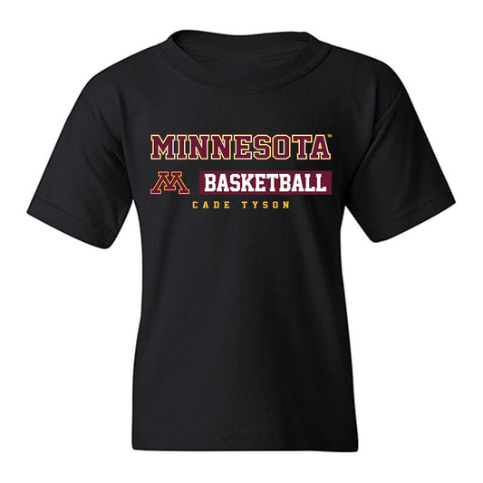 Minnesota - NCAA Men's Basketball : Cade Tyson - Classic Fashion Shersey Youth T-Shirt-0