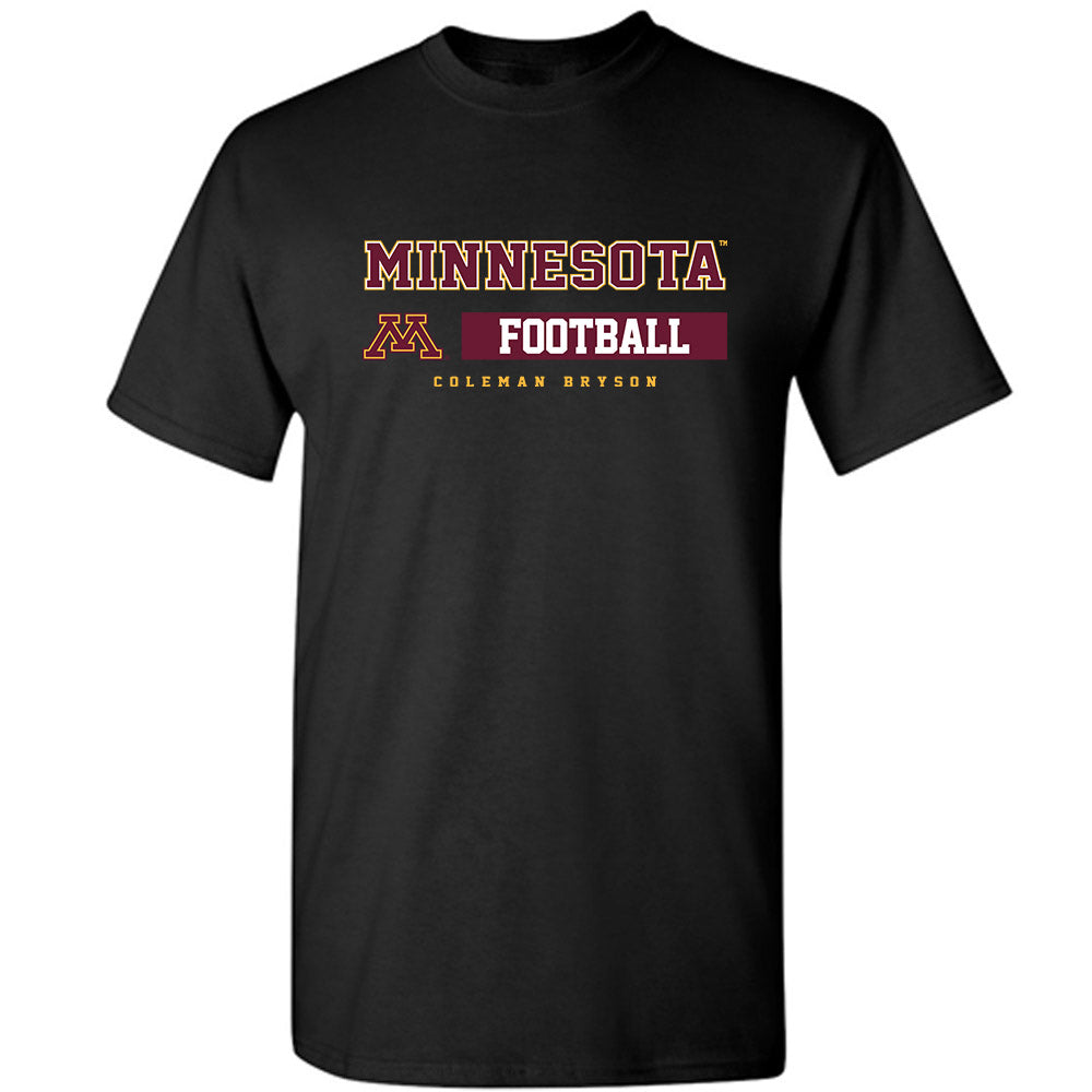 Minnesota - NCAA Football : Coleman Bryson - Classic Fashion Shersey T-Shirt