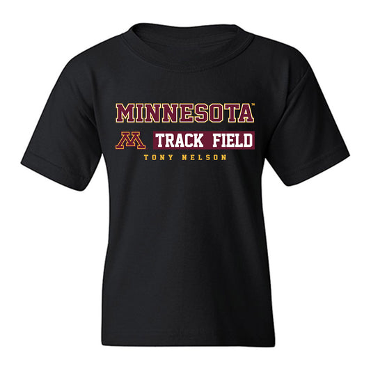 Minnesota - NCAA Men's Track & Field : Tony Nelson - Classic Fashion Shersey Youth T-Shirt-0
