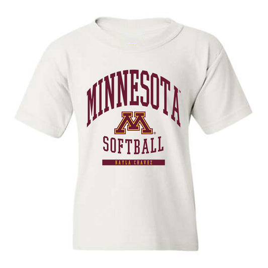 Minnesota - NCAA Softball : Kayla Chavez - Classic Fashion Shersey Youth T-Shirt