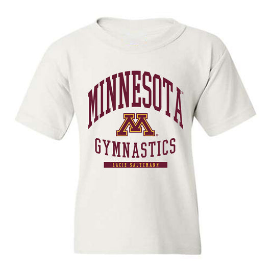 Minnesota - NCAA Women's Gymnastics : Lacie Saltzmann - Classic Fashion Shersey Youth T-Shirt-0