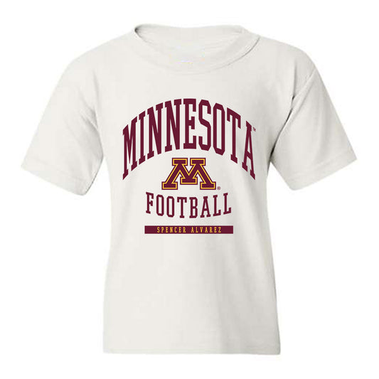 Minnesota - NCAA Football : Spencer Alvarez - Classic Fashion Shersey Youth T-Shirt-0