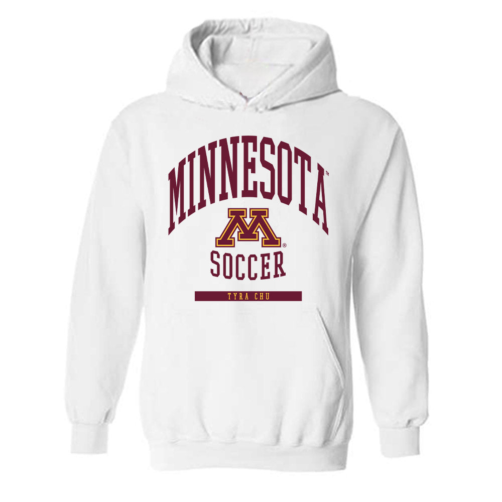 Minnesota - NCAA Women's Soccer : Tyra Chu - Classic Fashion Shersey Hooded Sweatshirt-0