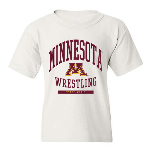 Minnesota - NCAA Wrestling : Tyler Wells - Classic Fashion Shersey Youth T-Shirt-0