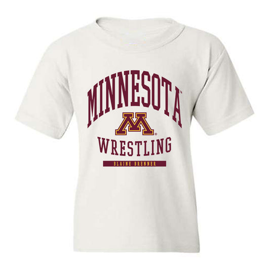 Minnesota - NCAA Wrestling : Blaine Brenner - Classic Fashion Shersey Youth T-Shirt-0