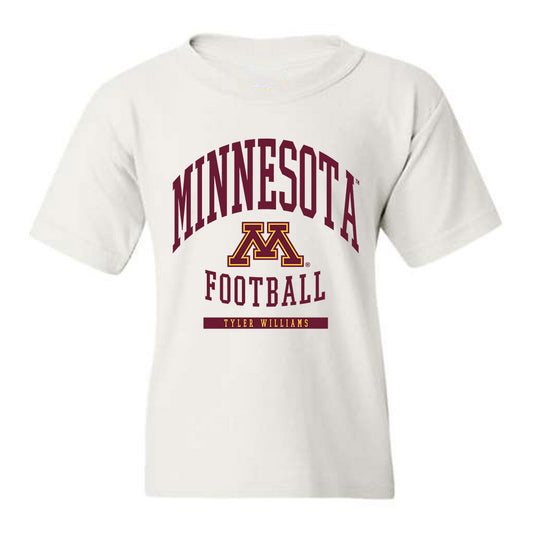 Minnesota - NCAA Football : Tyler Williams - Classic Fashion Shersey Youth T-Shirt