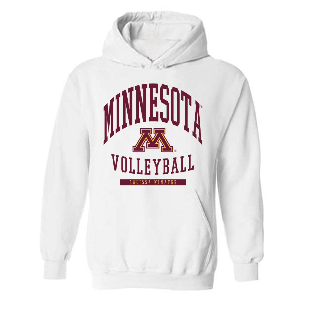Minnesota - NCAA Women's Volleyball : Calissa Minatee - Classic Fashion Shersey Hooded Sweatshirt-0