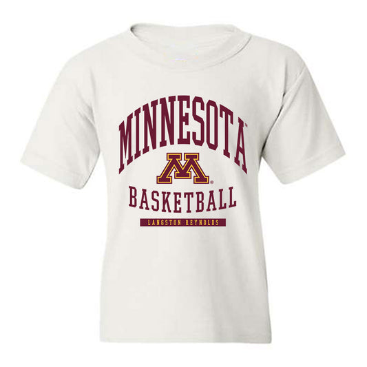Minnesota - NCAA Men's Basketball : Langston Reynolds - Classic Fashion Shersey Youth T-Shirt-0