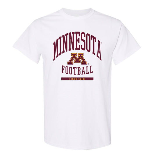 Minnesota - NCAA Football : Simon Seidl - Classic Fashion Shersey T-Shirt-0