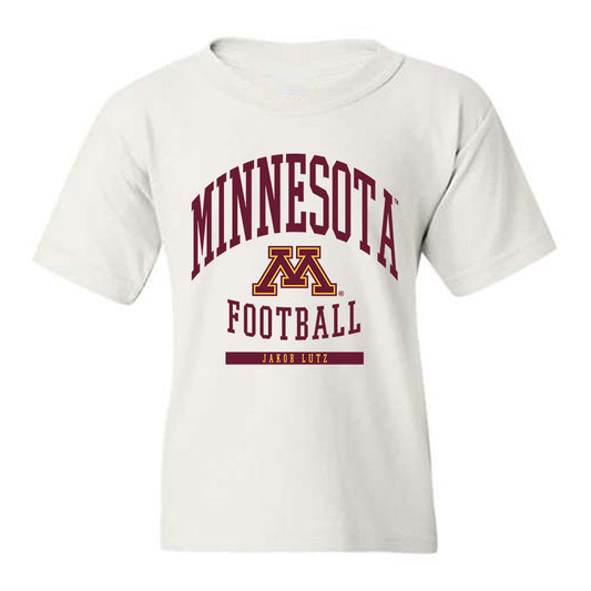 Minnesota - NCAA Football : Jakob Lutz - Classic Fashion Shersey Youth T-Shirt-0