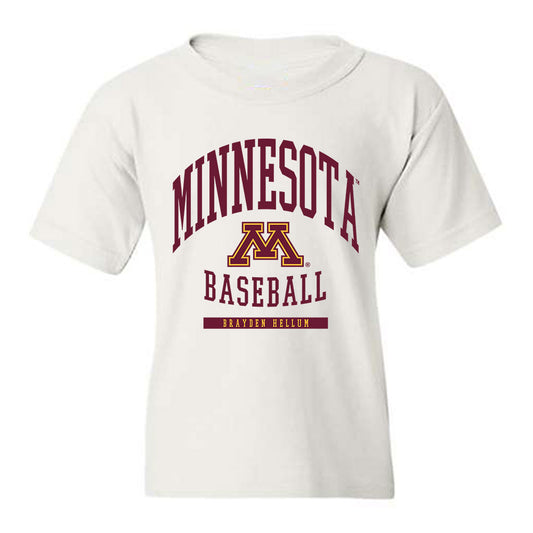 Minnesota - NCAA Baseball : Brayden Hellum - Classic Fashion Shersey Youth T-Shirt-0