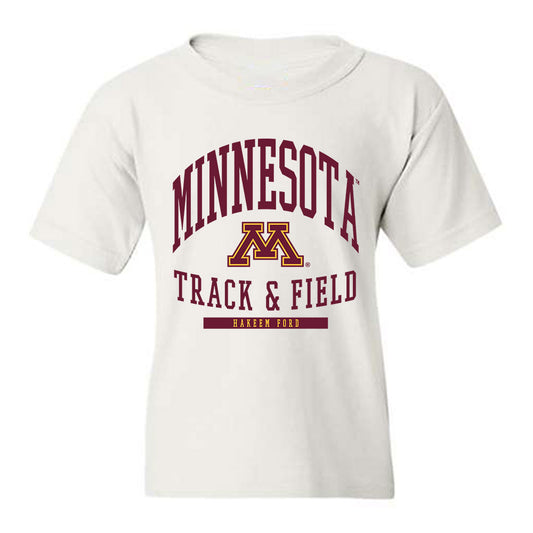 Minnesota - NCAA Men's Track & Field : Hakeem Ford - Classic Fashion Shersey Youth T-Shirt-0