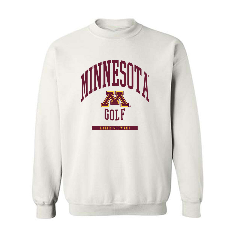 Minnesota - NCAA Men's Golf : Kyler Schwamb - Classic Fashion Shersey Crewneck Sweatshirt-0