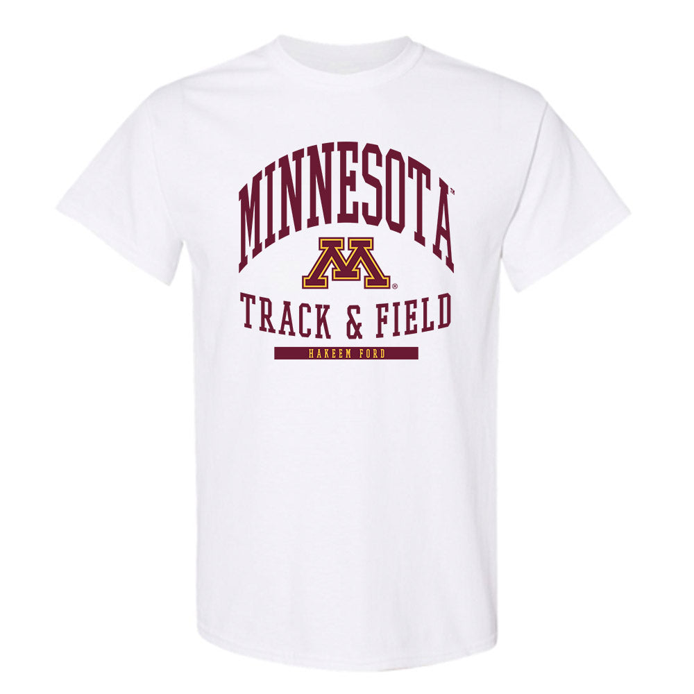 Minnesota - NCAA Men's Track & Field : Hakeem Ford - Classic Fashion Shersey T-Shirt-0