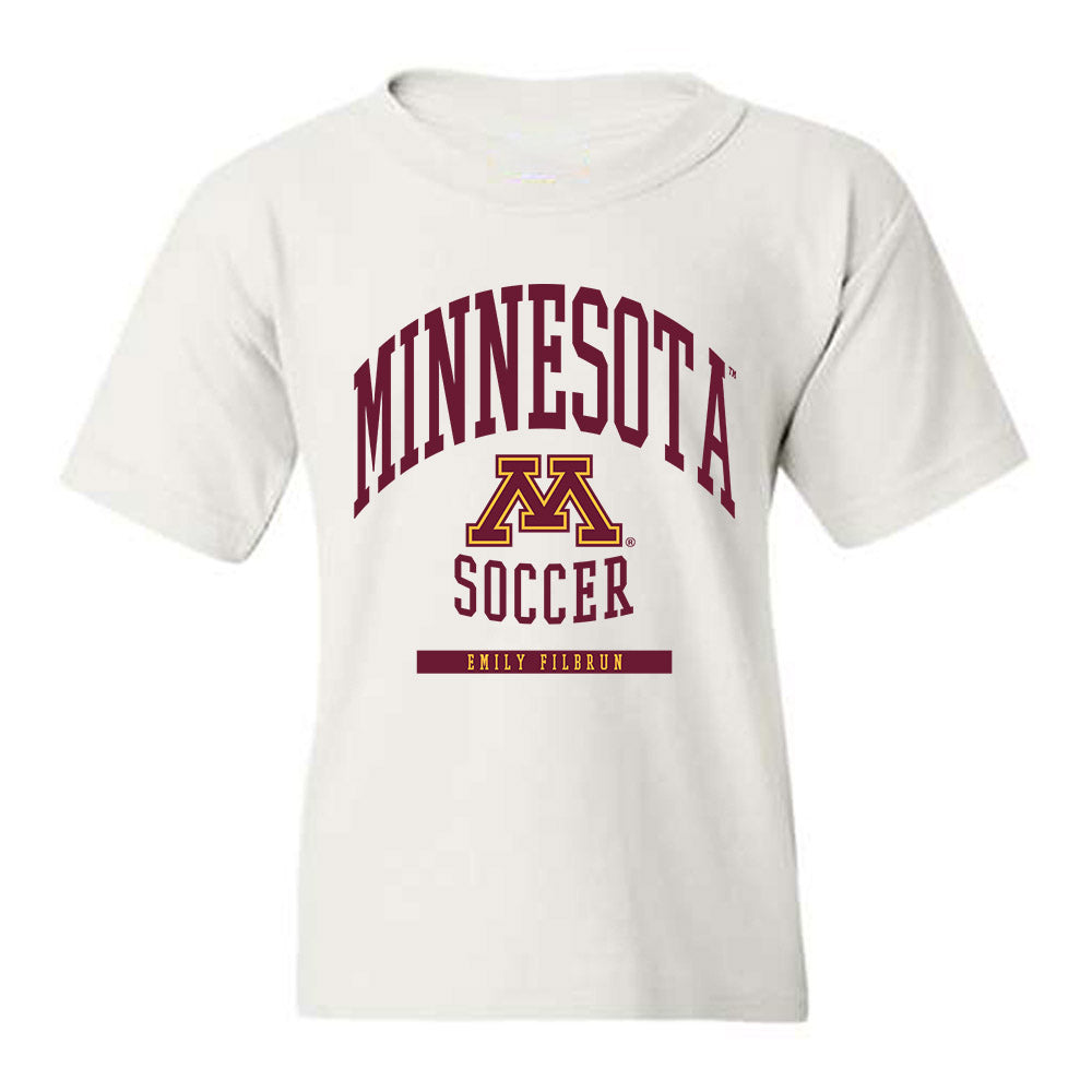 Minnesota - NCAA Women's Soccer : Emily Filbrun - Classic Fashion Shersey Youth T-Shirt-0