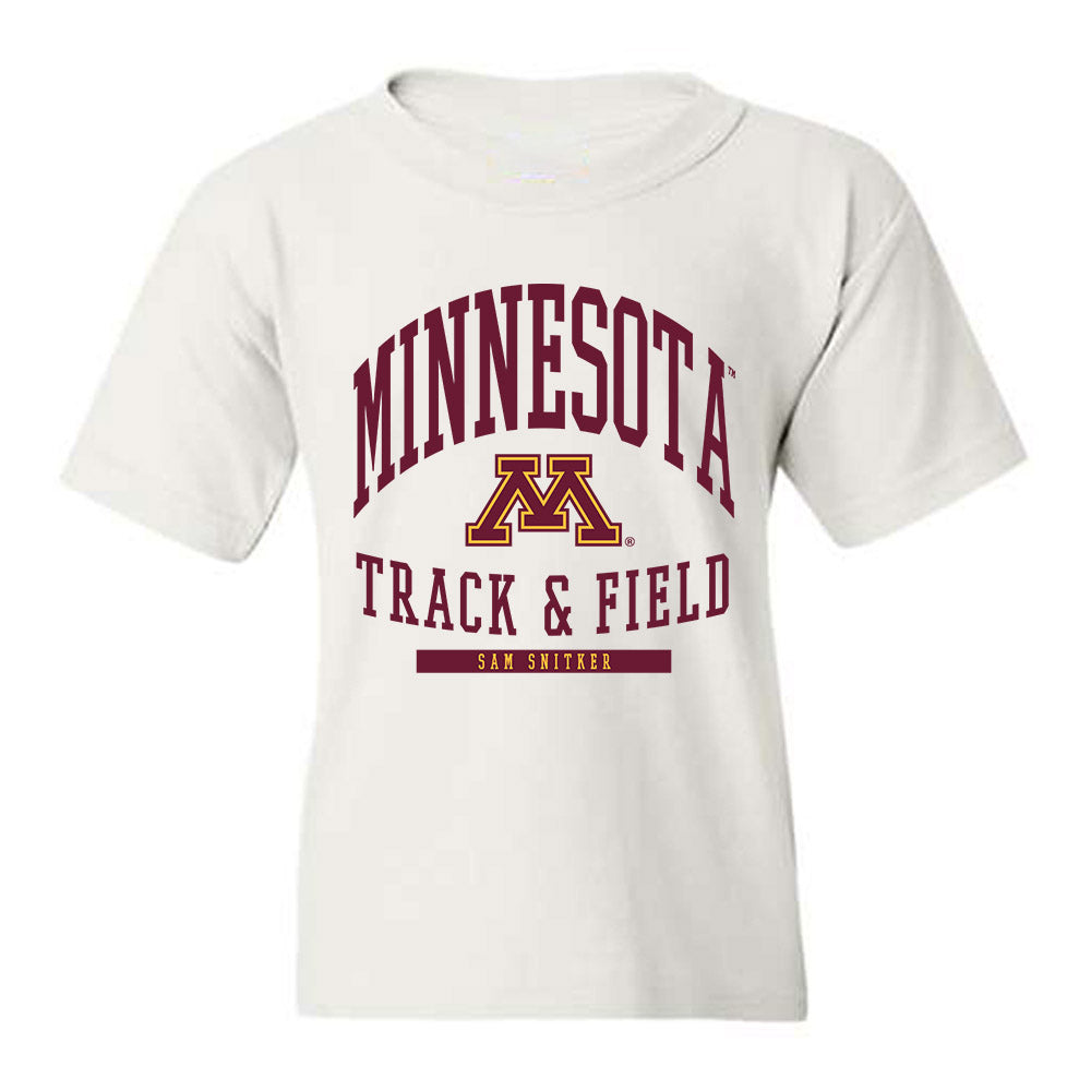 Minnesota - NCAA Men's Track & Field : Sam Snitker - Classic Fashion Shersey Youth T-Shirt-0
