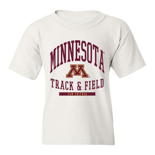 Minnesota - NCAA Men's Track & Field : Sam Snitker - Classic Fashion Shersey Youth T-Shirt-0