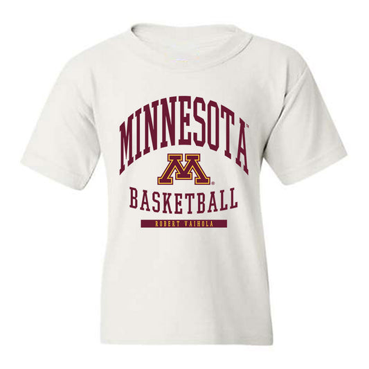 Minnesota - NCAA Men's Basketball : Robert Vaihola - Classic Fashion Shersey Youth T-Shirt-0