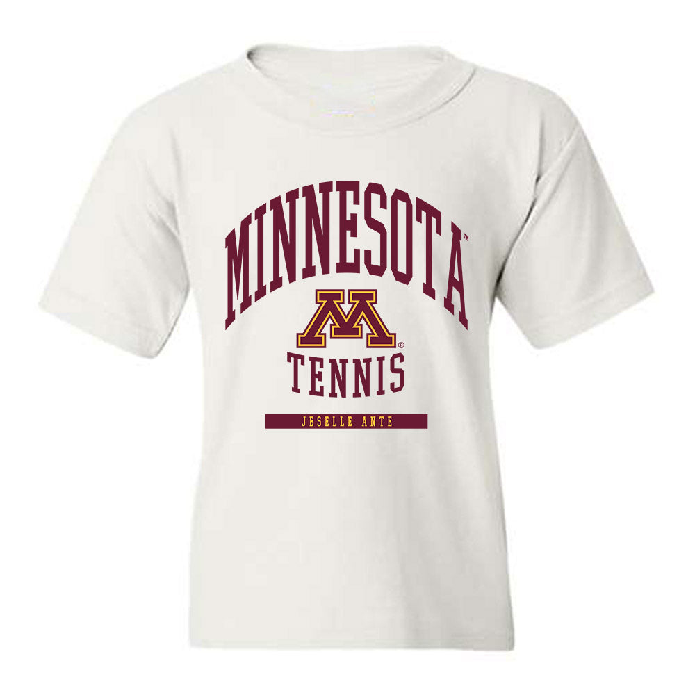 Minnesota - NCAA Women's Tennis : Jeselle Ante - Classic Fashion Shersey Youth T-Shirt-0