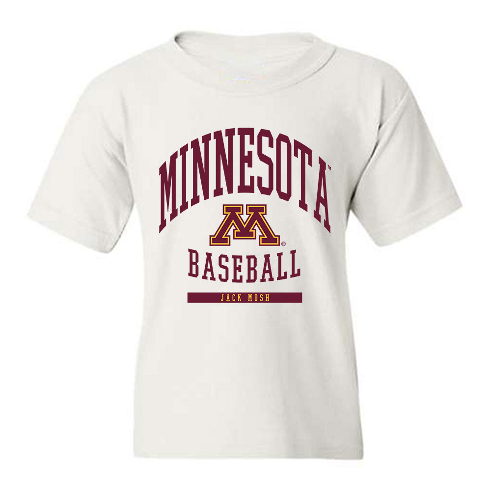 Minnesota - NCAA Baseball : Jack Mosh - Classic Fashion Shersey Youth T-Shirt-0