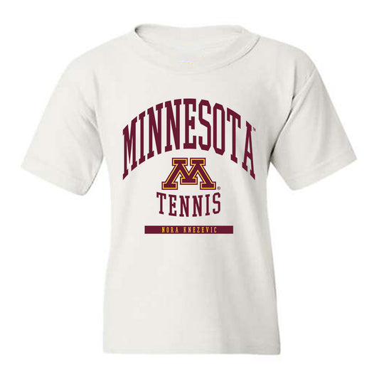 Minnesota - NCAA Women's Tennis : Nora Knezevic - Classic Fashion Shersey Youth T-Shirt-0