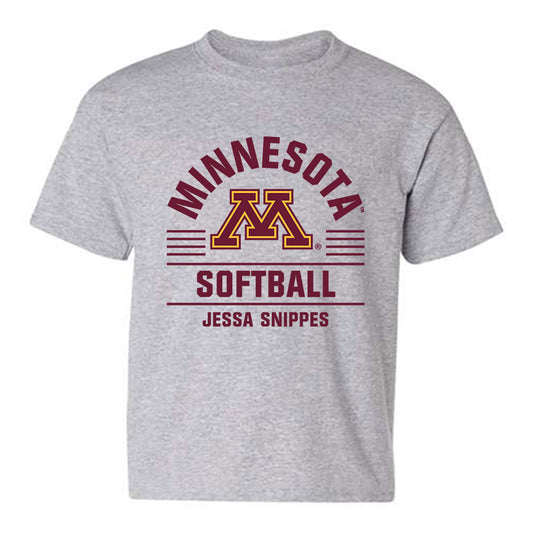 Minnesota - NCAA Softball : Jessa Snippes - Classic Fashion Shersey Youth T-Shirt-0