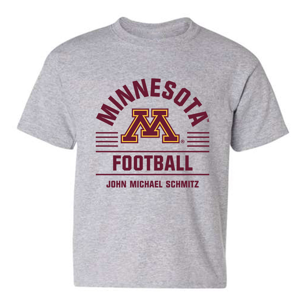 Minnesota - NCAA Football : John Michael Schmitz - Classic Fashion Shersey Youth T-Shirt